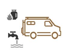 Installation des reseaux de gaz et d'eau dans un van amenage